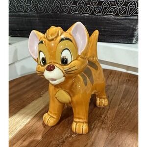 Disney Oliver From Oliver & Company Ceramic Figurine 1988 Japan 4" RARE Collect